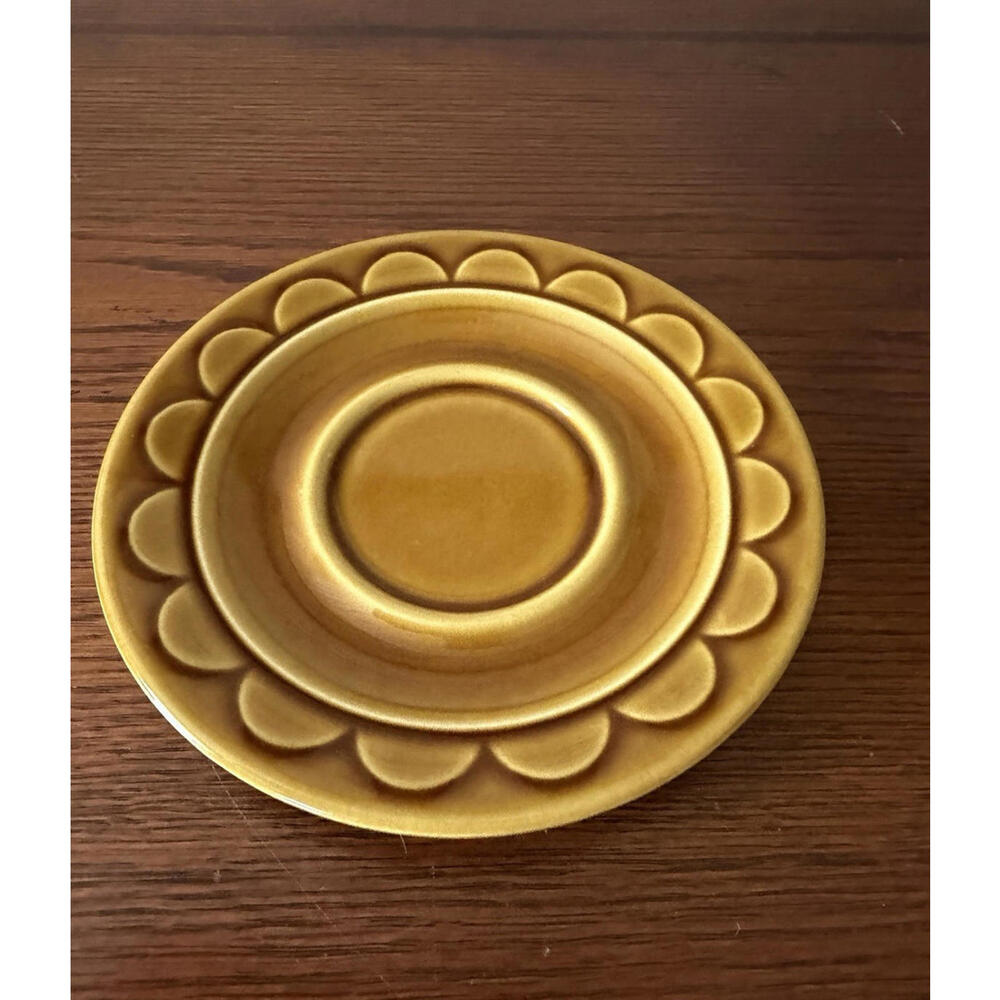 Golden Harvest Homer Laughlin Saucer Plate Dinnerware MCM